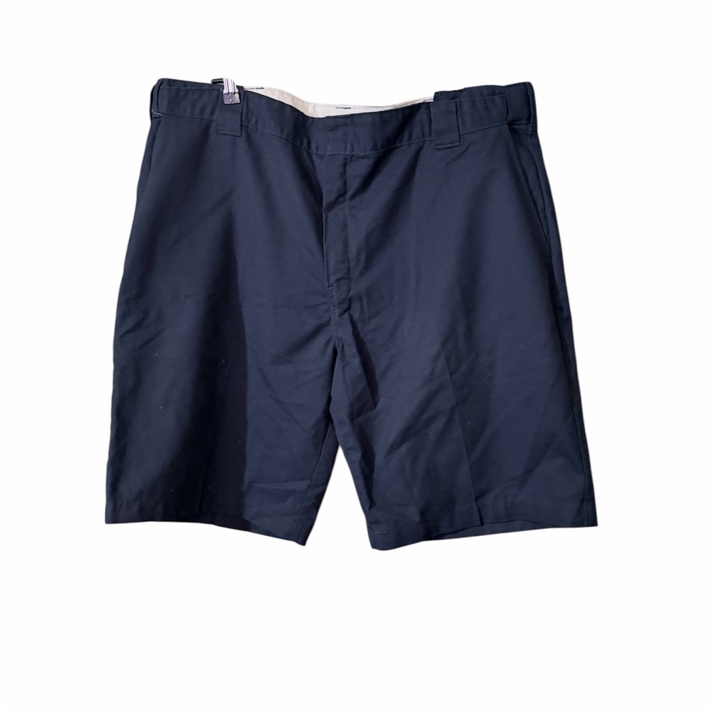 Dickies Men's Navy Flat Front Shorts‎